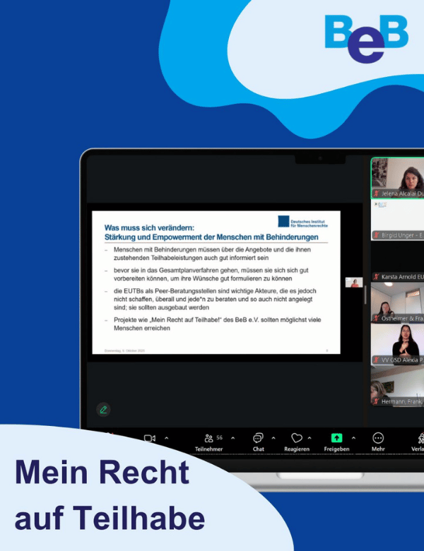 „Mein Recht auf Teilhabe!“ Bild „Mein Recht auf Teilhabe!“